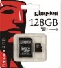 Thẻ nhớ Kingston SD 128G micro SDHC Class10 - 100Mb/s